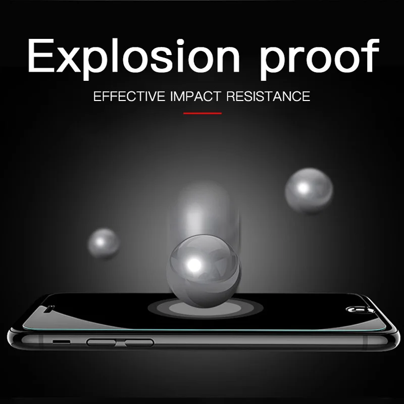 Высококачественное закаленное стекло для iphone X, XS, XR, XS, Max, Защитное стекло для экрана, Защитное стекло для iphone 7, 6, 6 S, 8 Plus, защитная пленка