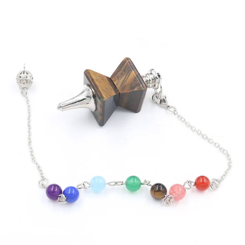 Оптовая продажа 10 шт./партия искусственные камни двойная пирамида заклинание