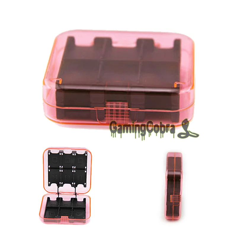 ABS Game Card Storage Protective Hard Case Box For Nintendo Switch 24-in-1 Pink |