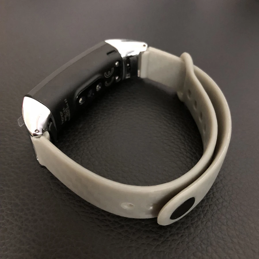Ремешок из углеродного волокна для Honor Band 4, спортивный браслет, браслет для huawei Honor Band 4/5, Сменный ремень с металлическим адаптером