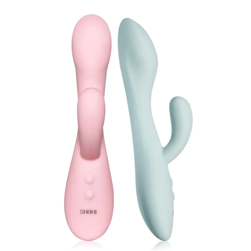 Shaggy Shaki Skadisijiadi women's high-end vibrators all-pack glue G-spot double shock rods comfortable massage. |