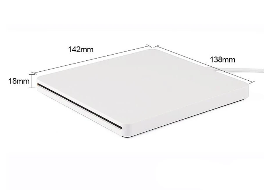 Жесткий пластиковый внешний корпус USB 3 0 SATA 9 5 мм для DVD/CD ROM чехол оптического