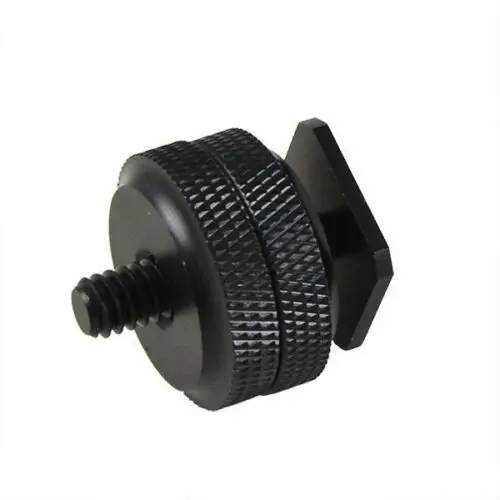 

2X 1/4 Inch-20 Tripod Mount Screw To Flash Camera Hot Shoe Adapter tripod camera