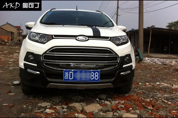 Lampever для Ecosport фары 2013 светодиодный фары DRL Объектив Двойной Луч H7 ксеноновые автомобильные аксессуары