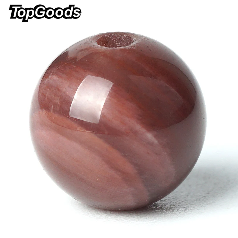 TopGoods бусины из натурального камня коричневый каменный деревянный камень