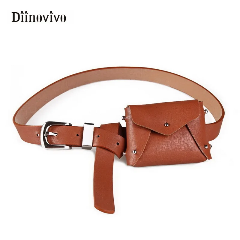 DIINOVIVO модная женская поясная сумка из искусственной кожи для женщин Женская