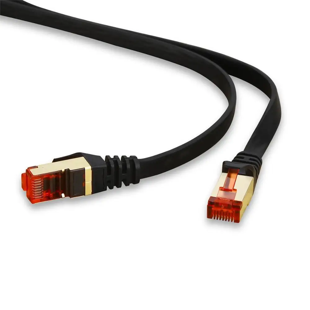 Плоский Ethernet Кабель CAT6 RJ45 Lan сетевой гигабитный соединительный кабель