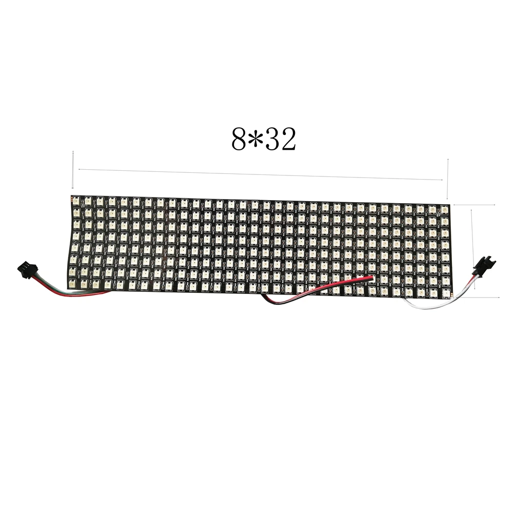 WS2812B RGB Светодиодная панель экран световые пиксели цифровой гибкий светодиодный