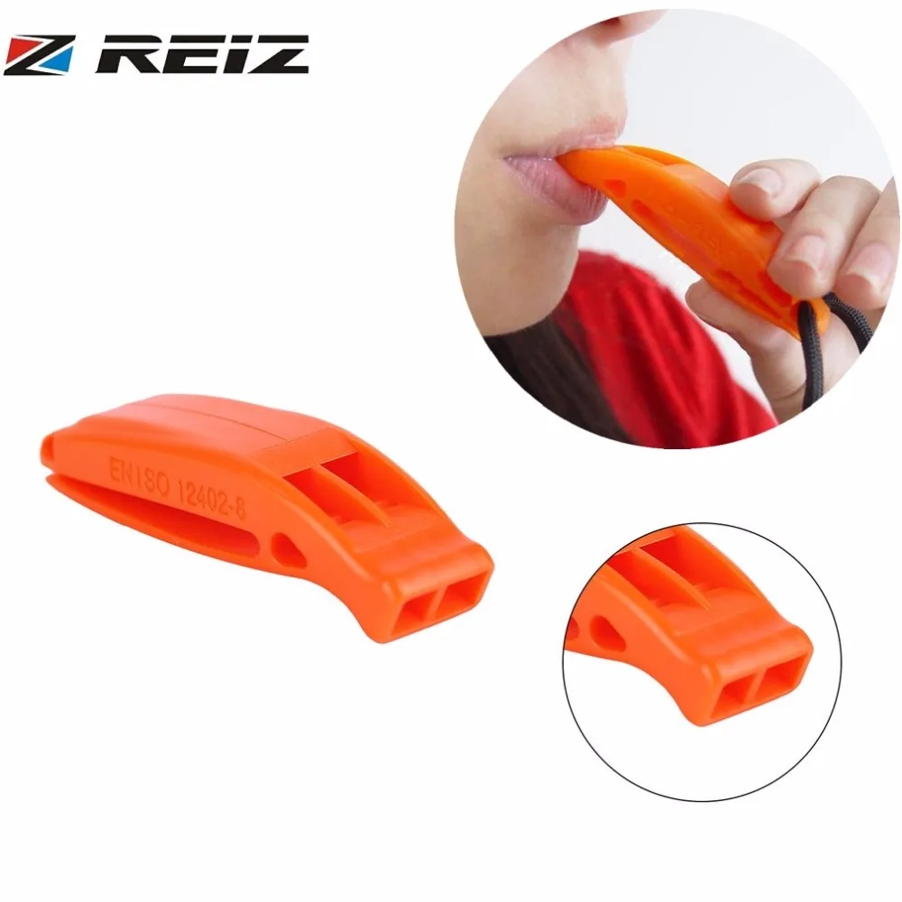

Durable Lightweight Non-corrosive Portable Outdoor Survival Rescue Emergency Plastic Loud Whistle With built in Clip
