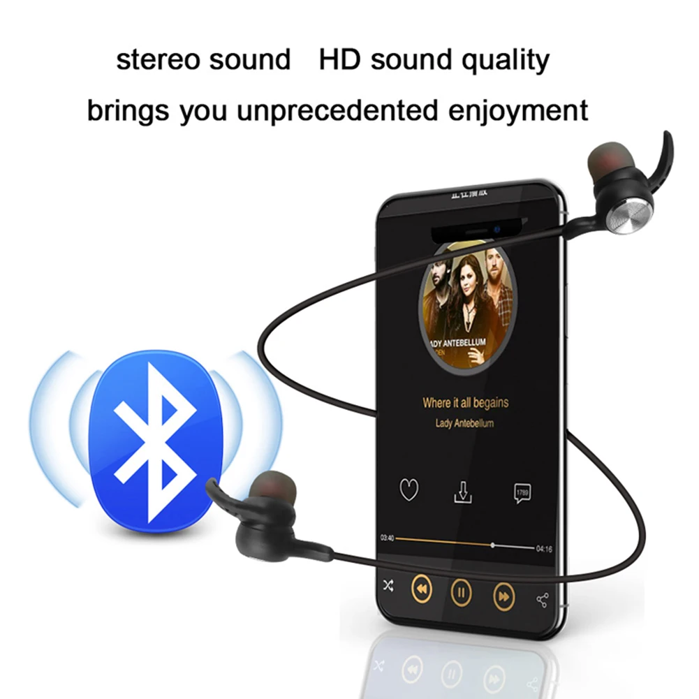 Беспроводные Bluetooth наушники для iPhone X XS XR Max 8 7 6 беспроводные Спортивная гарнитура
