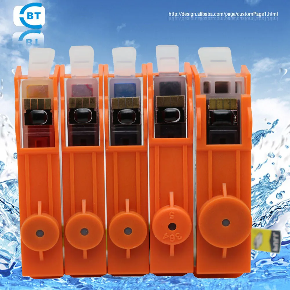 5 шт. картриджи для принтера hp C6380/C6300/C5300/C5383/C5380/C6383/D5460/D5400/D5463/ ProB8553 | Компьютеры и