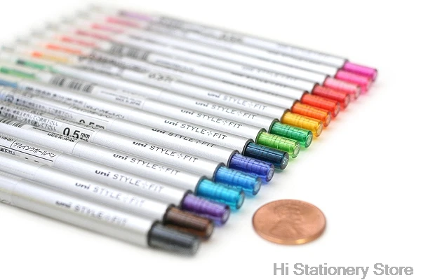 

Japan Uni MITSUBISHI |UMN-139-38|STYLE FIT series |0.38mm color press pen