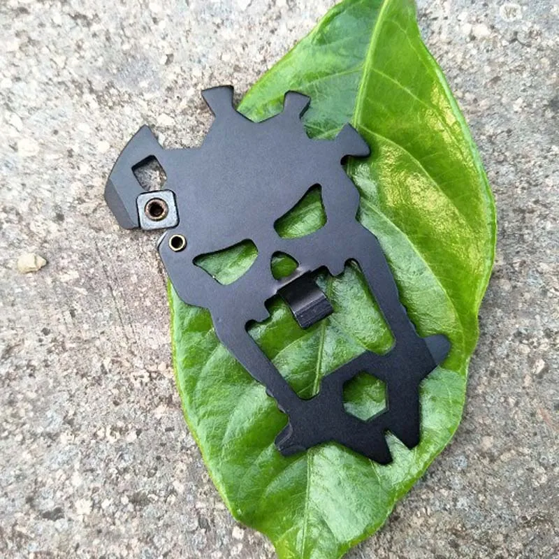 Мини уличный многоцелевой стальной брелок инструмент отвертка открывалка для