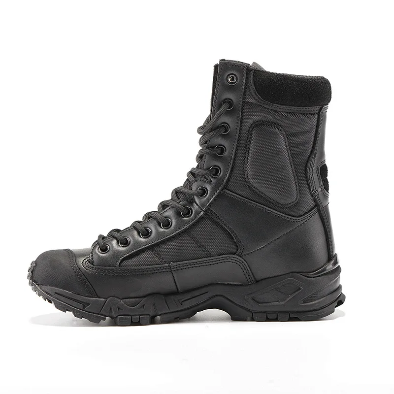 Summer Men Desert Military Tactical Boots Black Airborne Breathable Ultralight Combat Outdoor Climbing Special Shoes | Спорт и