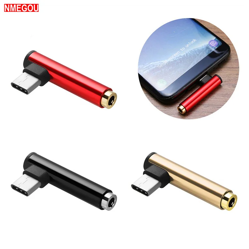 Металлический адаптер USB Type C папа на гнездо 3 5 мм мама Usbc наушники аудио Aux для Huawei