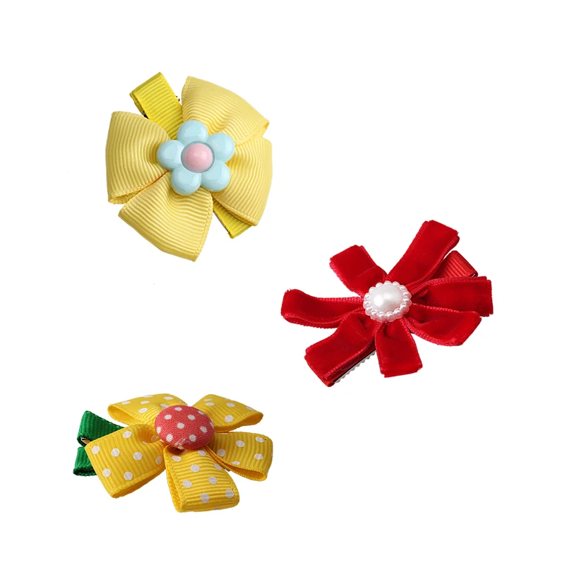 M MISM детские заколки для волос головной убор бант цветы зажим с бантиком лента