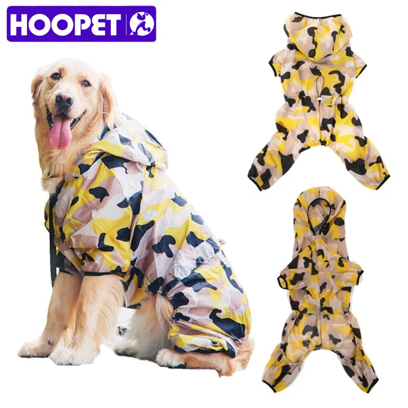 HOOPET Pet большая собака УФ Защита от солнца быстросохнущая тонкая прозрачная
