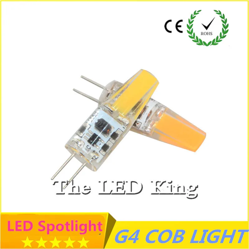 Лучшая цена силиконовые G4 COB светодиодный подвесной светильник Bombillas Точечный 3