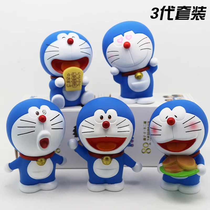 Doraemon Jingle Кот фигурка милое выражение улыбка робот кошка автомобиль декоративные