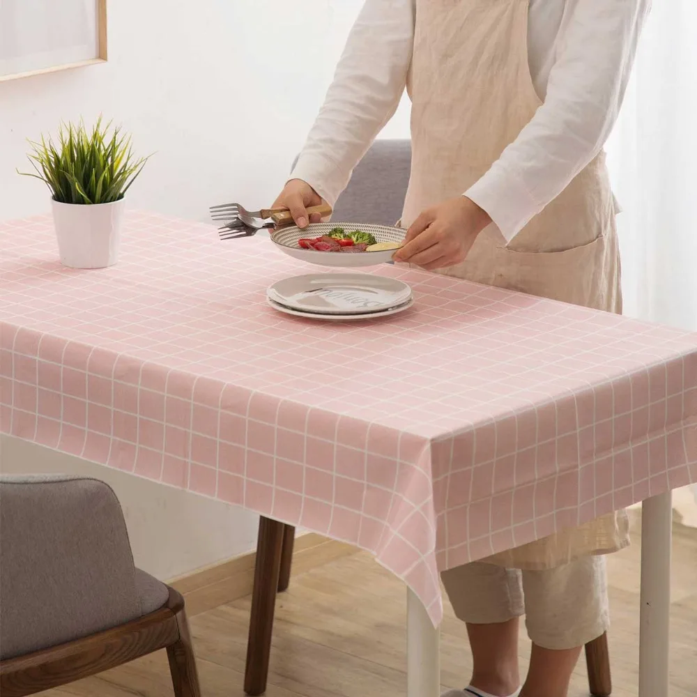 EVA Table Cloth Rectangle Tablecloth Kitchen Plaid Tischdecke Waterproof Oilproof Cover Manteles Outdoor Party Wedding | Дом и сад