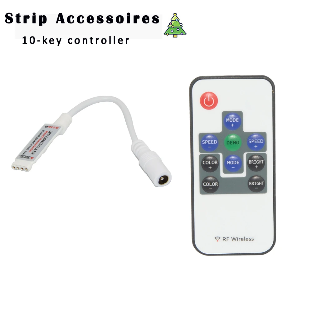 Аксессуары для осветительных лент 10Key 17Key 20Key Led контроллер Диммер 24Key 44Key 5050 5630 3528