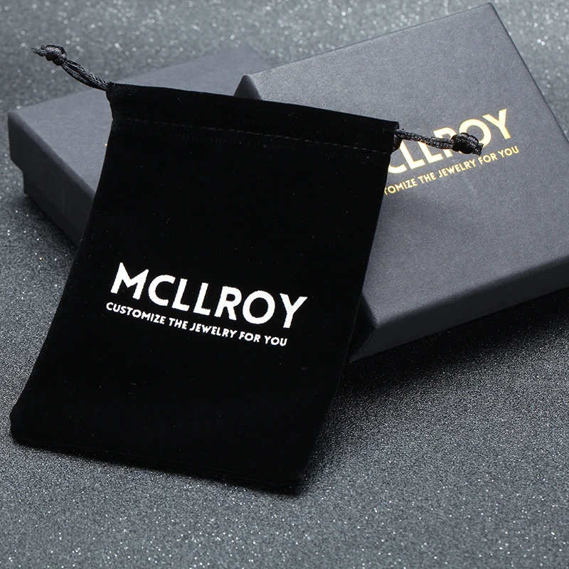 Mcllroy подарочные коробки для браслетов& ожерелий& колец аксессуары для ювелирных изделий Индивидуальные Ваш логотип boite bijoux