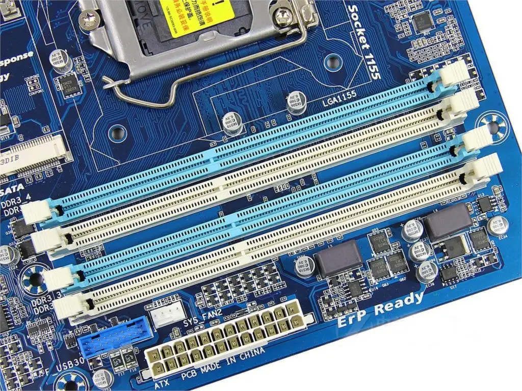Материнская плата GIGABYTE GA-Z77P-D3 для настольных ПК Z77 Socket LGA 1155 i3 i5 i7 DDR3 32G ATX UEFI биос оригинальная Z77P-D3 б/у материнская плата