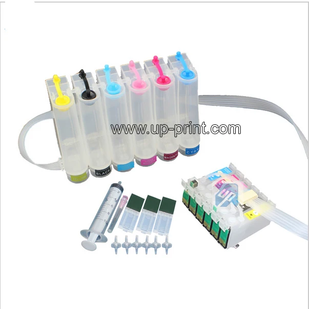 Набор чернил T0791 T0796 для принтера 1400 R1400 R1430 PX700W PX800FW P50|ciss for epson|continuous inkcontinuous ink supply |