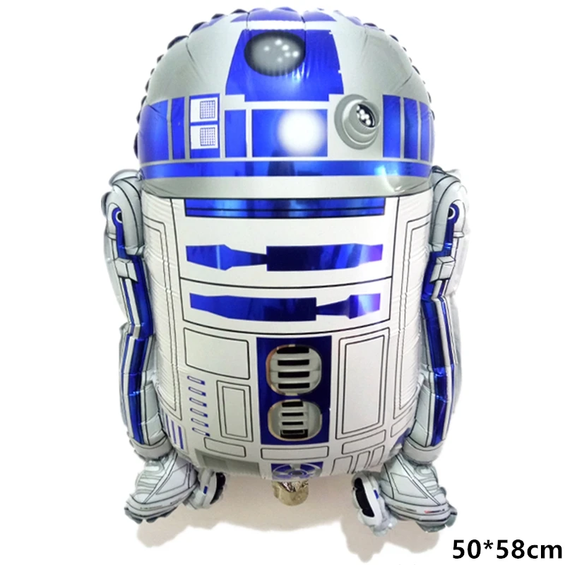 2 шт. BB8 робот алюминиевый шар Звездные войны воздушный шар украшение для детей и взрослых Новогоднее украшение воздушный шар на день рождения