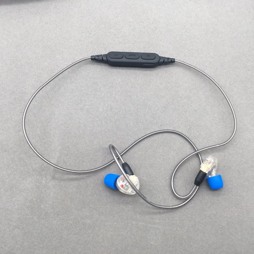 HIFI DIY MMCX наушники кабель для Shure SE215 SE535 SE846 UE900 динамический 10 мм индивидуальные спортивные наушники для iPhone xiaomi
