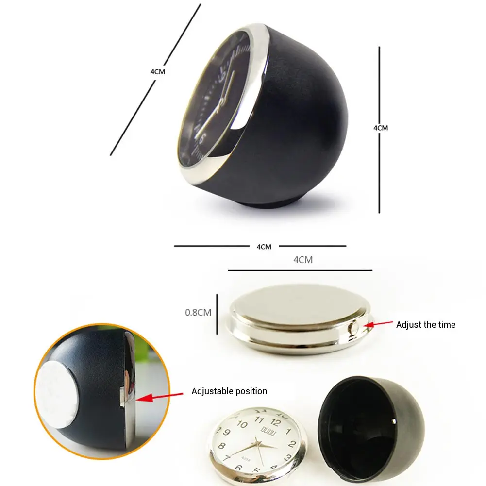 Цифровой Автомобильный термометр гигрометр кварцевые часы для телефона набор