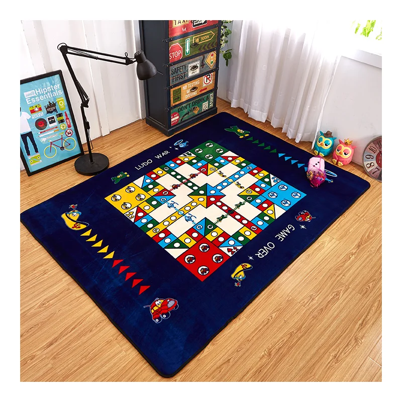 Модный шахматный полёт гостиная спальня Декоративная Ковровая зона коврик для