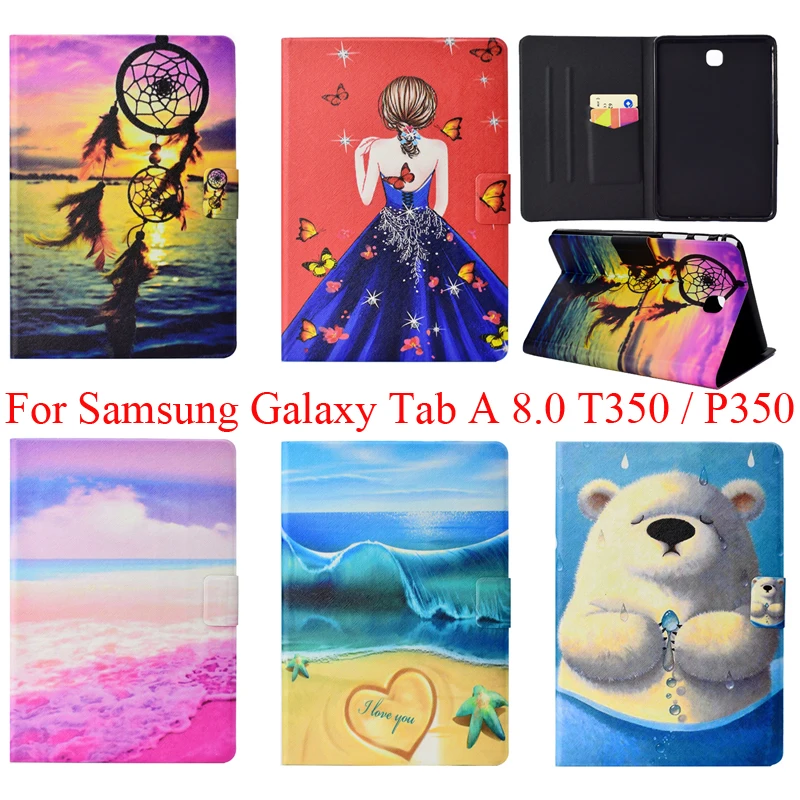 Чехол подставка для Samsung Galaxy Tab A 8 (2015) T350 T355 P350 P355|Чехлы планшетов и электронных