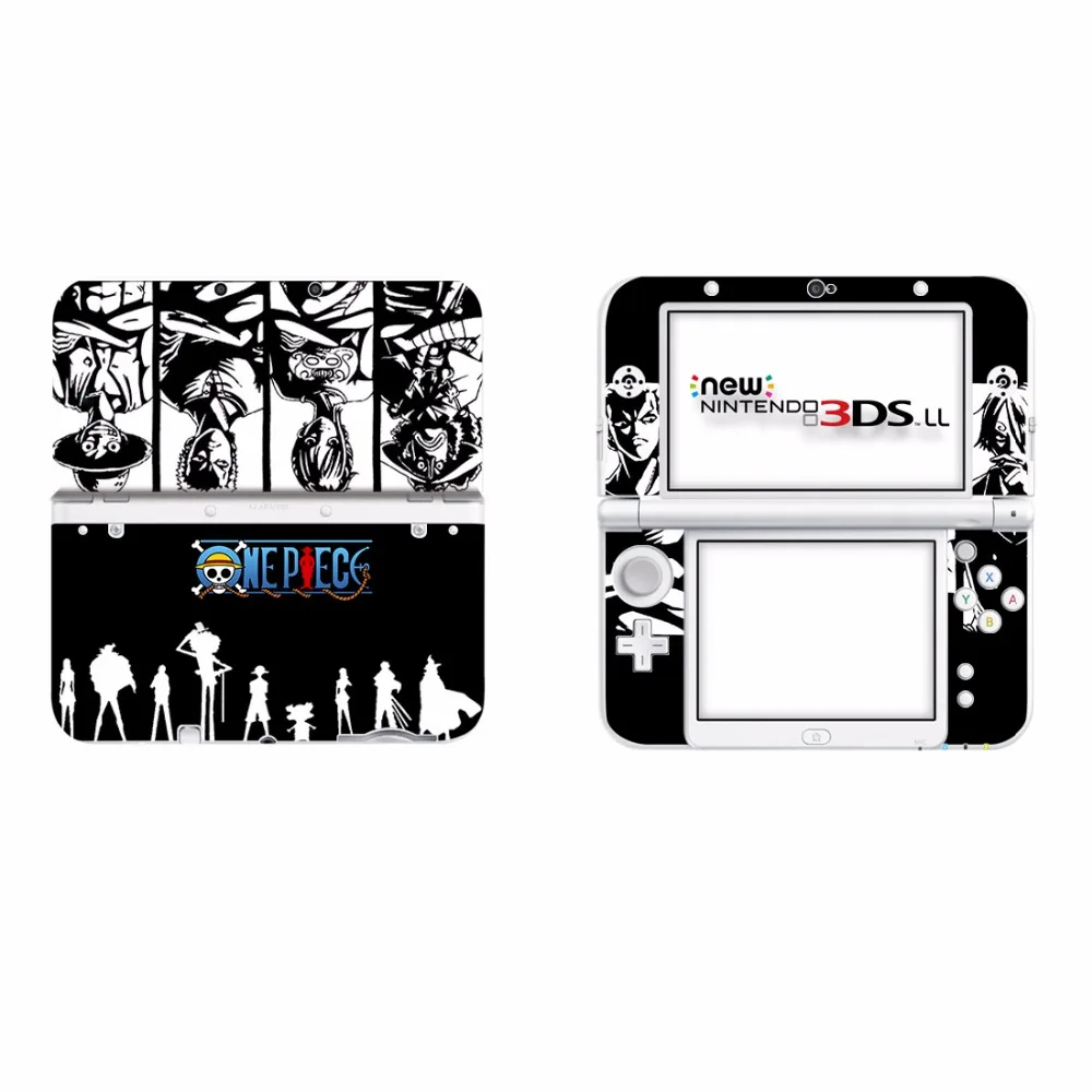 Аниме One Piece Luffy виниловый чехол Наклейка для нового 3DS XL скины стикеры s LL