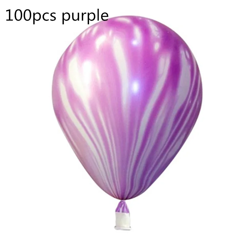 100pcs purple Воздушные шары аксессуары Арка с воздушными шарами стенд Свадебные украшения на день рождения Дети Взрослые полоска для воздушных шаров Baby Shower вечерние принадлежности - Цвет: 100pcs purple