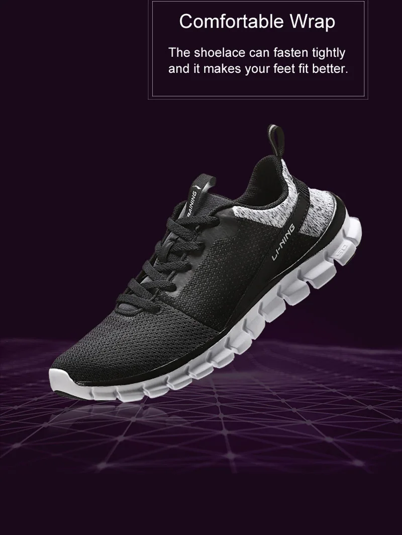 Li-Ning/женская спортивная обувь для быстрого тренировок, 24 часа, с подкладкой, дышащая спортивная обувь, светильник, кроссовки AFHN026 YXX018