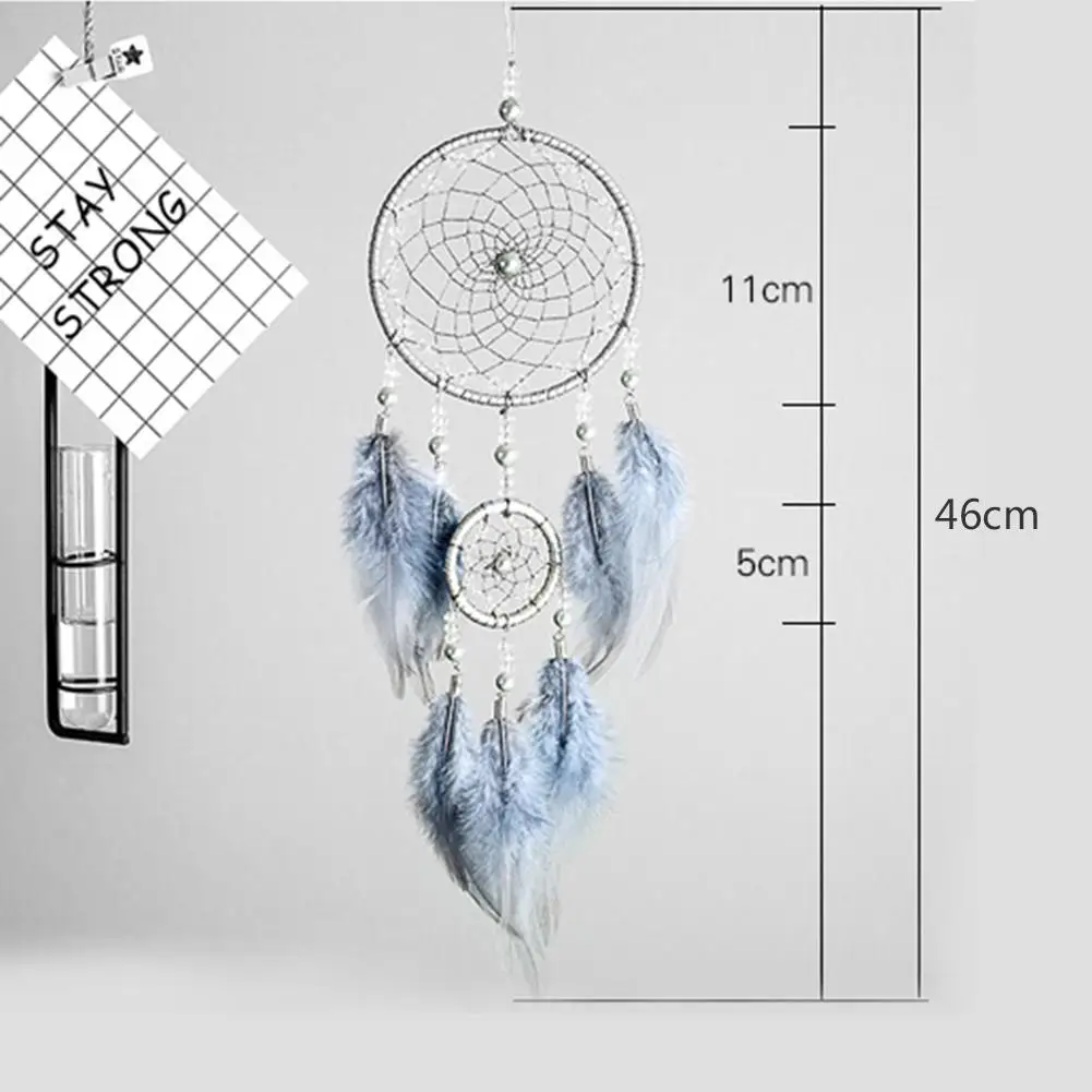 

Handmade Dream Catcher Feathers Pendant Ornaments Innovative Gifts Wind Chimes Dreamcatcher Natural Wall Hanging Decor Gift