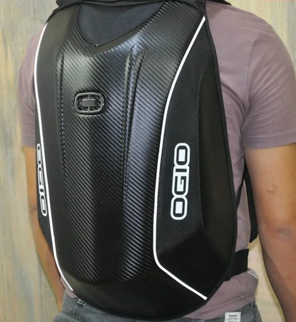 New Arrival for OGIO Mach 3 Waterproof Motocross backpacks Knight Backpacks computer bag carbon fiber Hard shell |