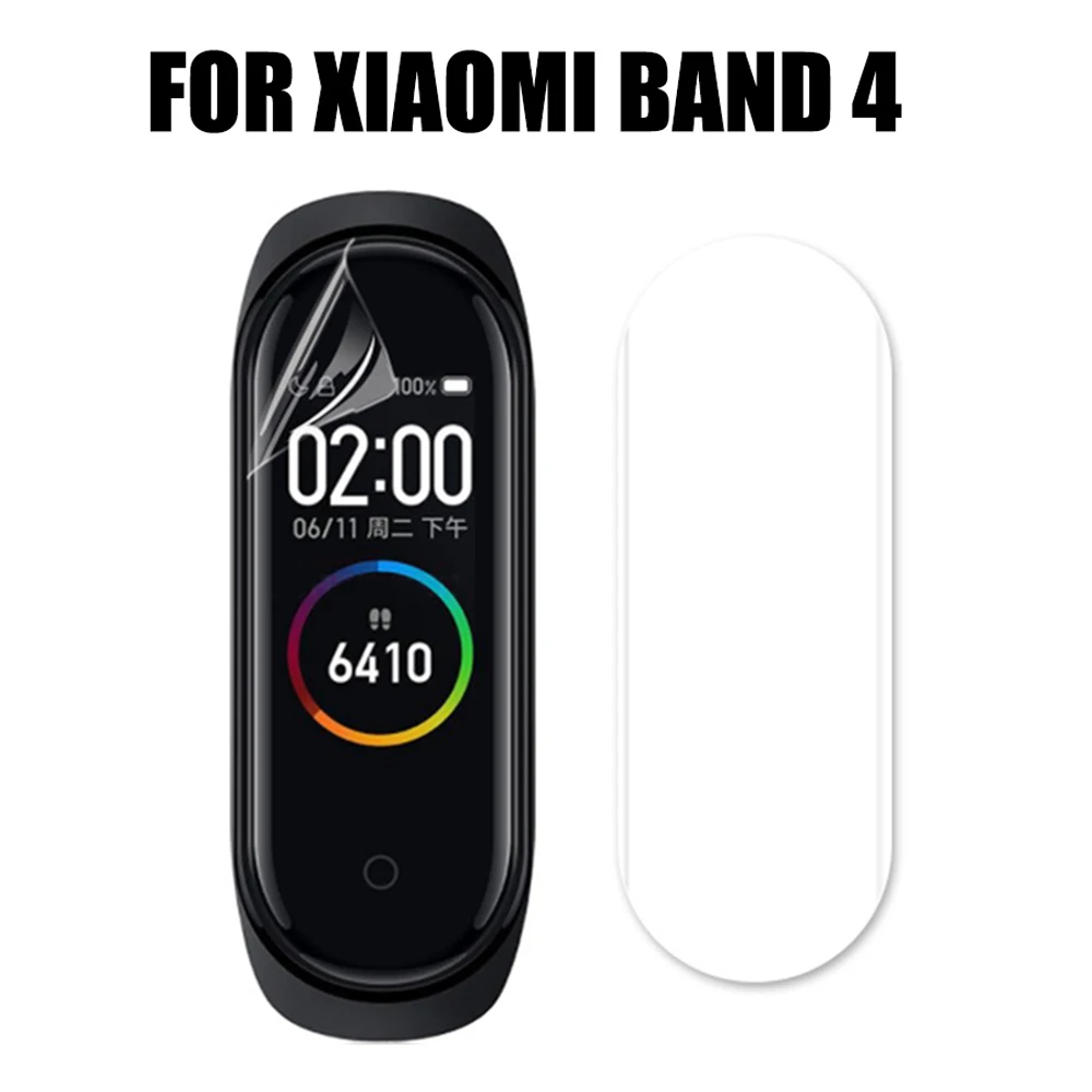 Мягкая защитная пленка для Xiaomi Mi Band 4 ремешок браслета полноэкранная