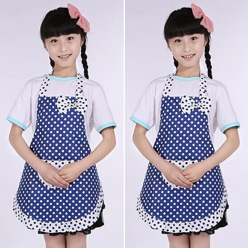 Милый детский простой кухонный фартук приготовление пищи для выпечки обеденный