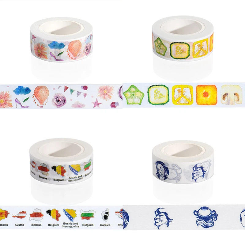 2016 новое поступление васи лента цветы дизайн свежий стиль маскирующая |