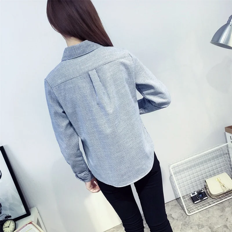 Зимняя теплая хлопковая женская блузка большие размеры женские топы с вышивкой