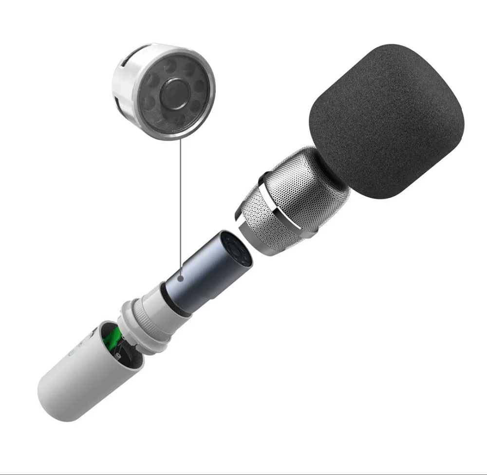 Xiaomi iK8 караоке динамик персональный KTV микрофон Bluetooth аудио портативный долгий срок службы беспроводной динамик микрофон набор