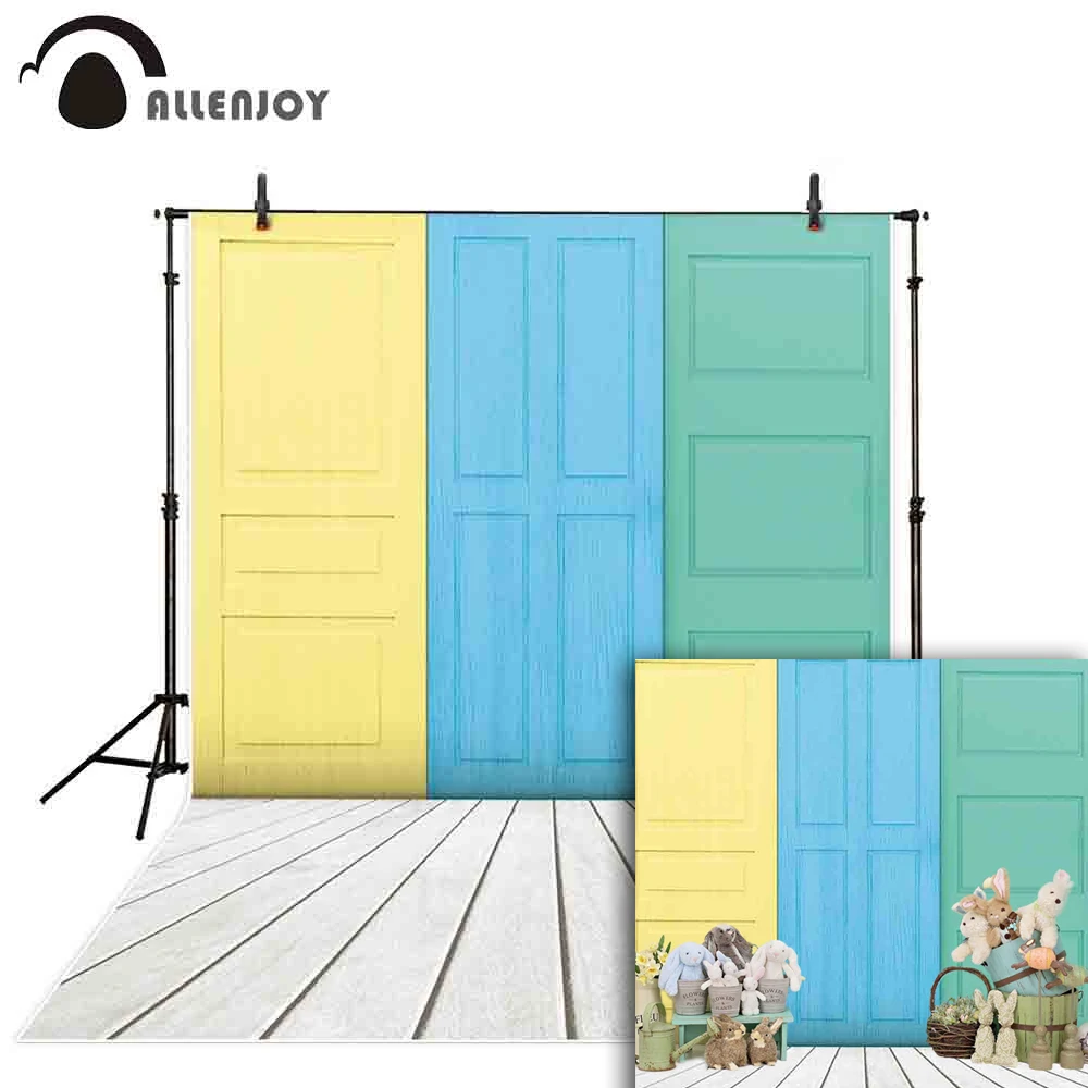 

Allenjoy Пасхальный фон Фотографическая доска настенный ребенок Деревянный внутренний новорожденный фон фотография фотосессия Фотофон