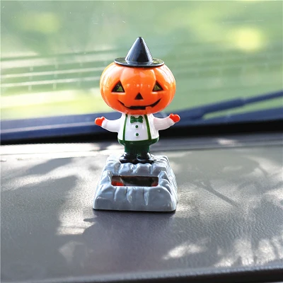Little ghost 1 Украшение автомобиля украшения Хэллоуин подарки солнечные качели персонажи мультфильмов украшения для приборной панели автомобиля аксессуары для декорирования машины - Название цвета: Little ghost 1