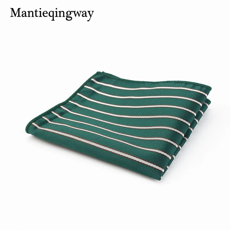 Mantieqingway полосатый платок Стиль цветочные и Пейсли платок для мужской костюм карман свадебные площадь Ханки груди Полотенца