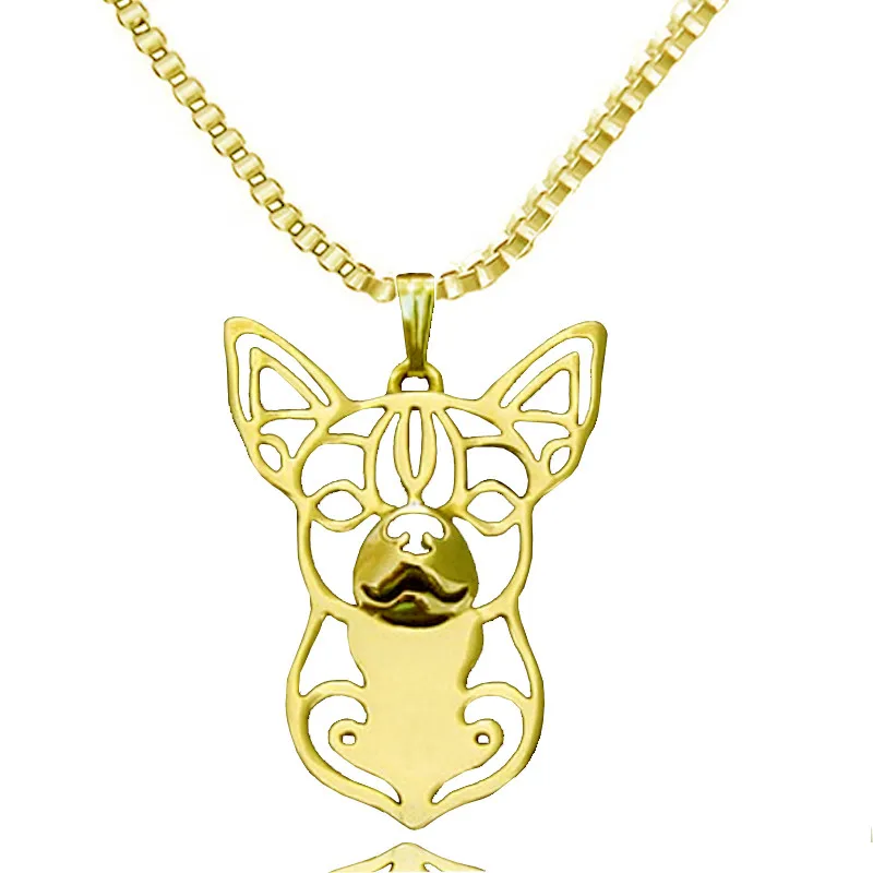 Чихуахуа собака кулон ожерелье цвет животное для любителей домашних животных