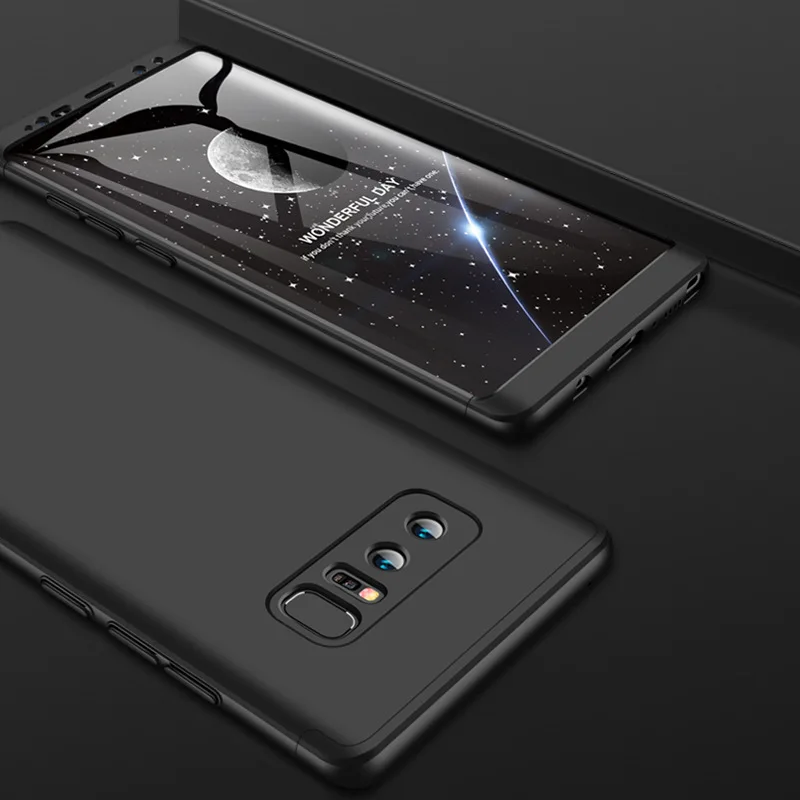 Роскошные полная защита 360 PC чехол для смартфона samsung Galaxy S6 S7 край S8 S9 плюс