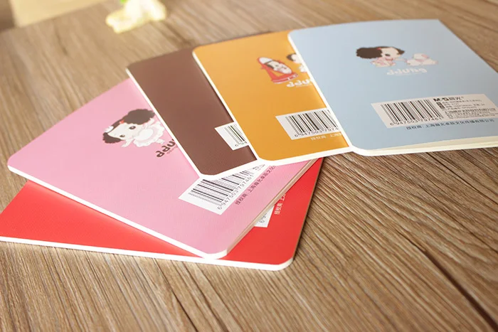 6 видов конструкций Корейский мультфильм мягкая копия блокнот/дневник/блокнот