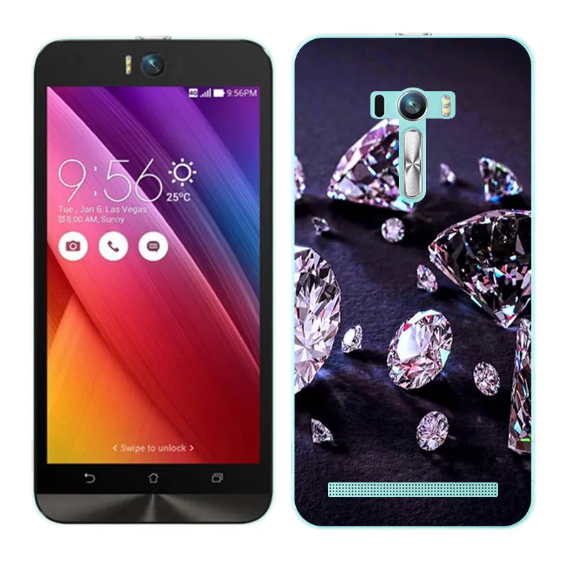 Чехол для Asus Zenfone Selfie ZD551KL 5 дюйма мягкий силиконовый чехол с рисунком туманности